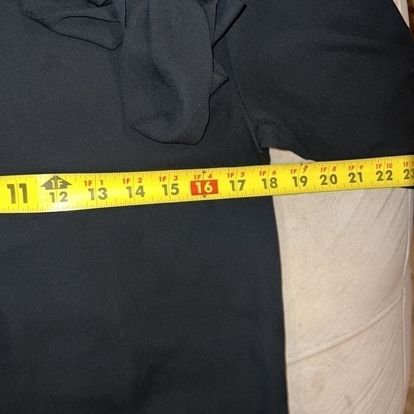 Loft Black Button Down 3/4 Sleeve Blouse XS - Picture 7 of 7